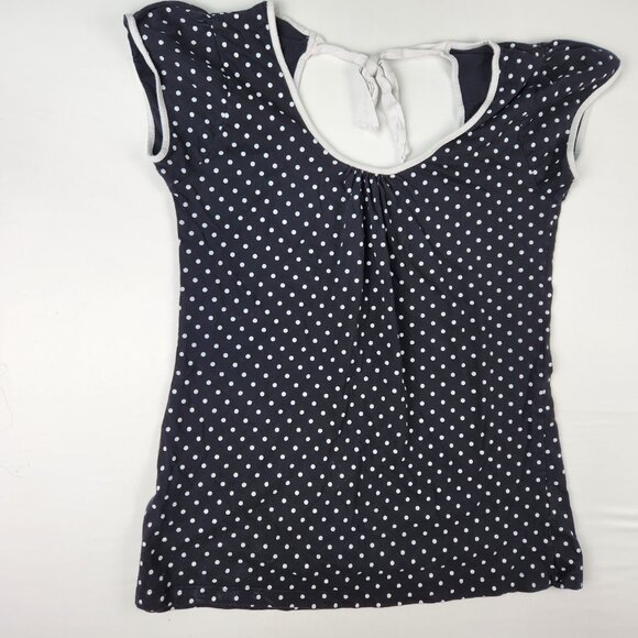 Majora PeekaBoo Cap Sleeve Scoop Blouse sz L/G - Picture 3 of 5